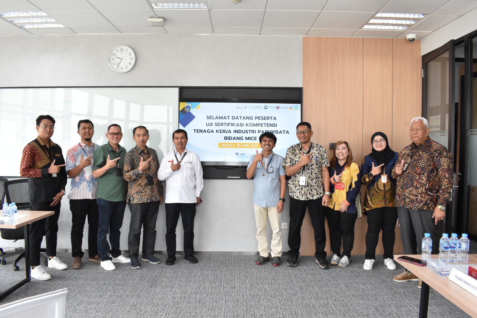 Peserta kegiatan pembekalan kompetensi bidang MICE
